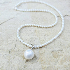 Freshwater Cultured Pearl Pendant Necklace | Tidal Grace