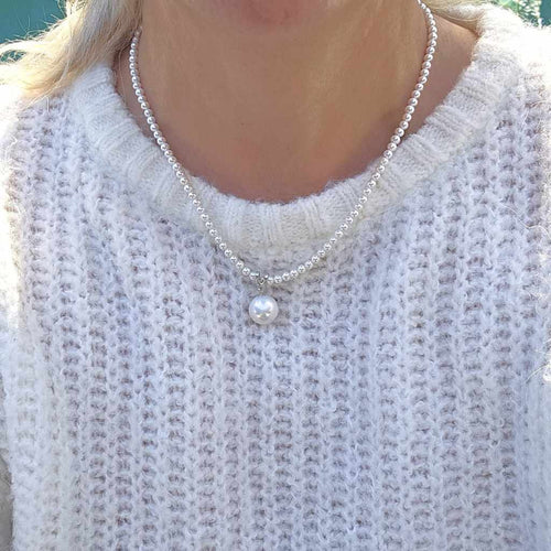 Freshwater Cultured Pearl Pendant Necklace | Tidal Grace