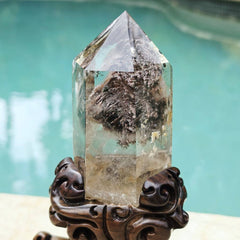 Garden Quartz Generator With Custom Stand | Enchanted Garden