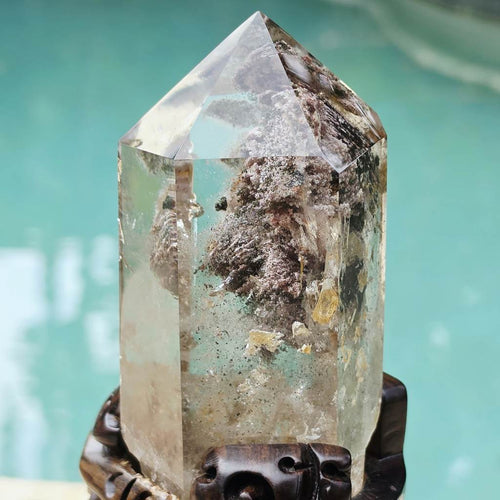 Garden Quartz Generator With Custom Stand | Enchanted Garden