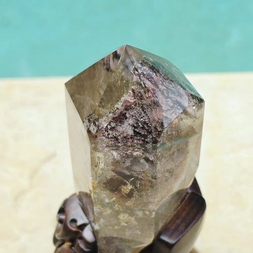 Garden Quartz Generator With Custom Stand | Enchanted Garden