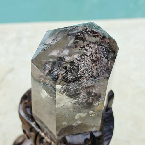 Garden Quartz Generator With Custom Stand | Enchanted Garden