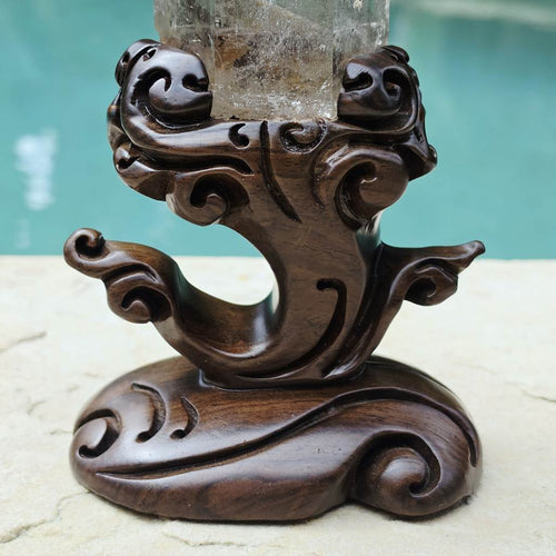 Garden Quartz Generator With Custom Stand | Enchanted Garden