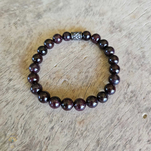 Garnet Bracelet | 8mm Beads