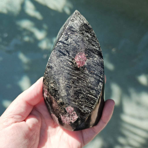 Garnet & Fuchsite Flame | Ancient Landscape