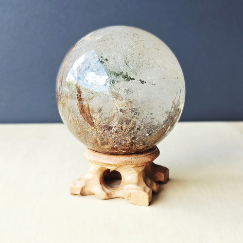 Goethite Included Quartz | Sphere 511gms