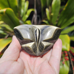 Gold Sheen Obsidian Butterfly | Golden Wings Of Transformation