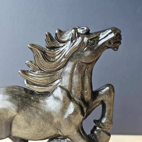 Gold Sheen Obsidian Horse | Earthbound Spirit