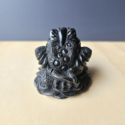 Gold Sheen Obsidian Money Toad | Intentional Fortune