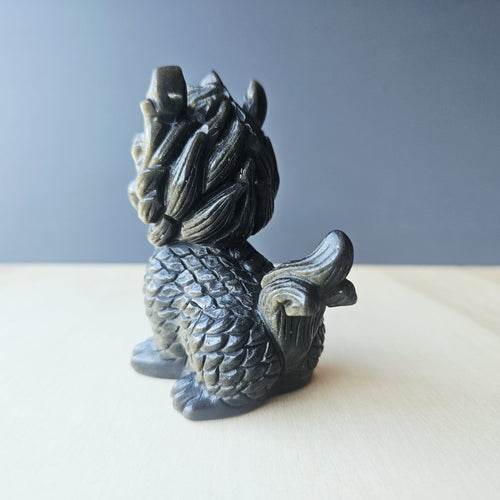 Gold Sheen Obsidian Qilin | The Golden One