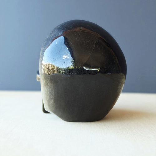 Gold Sheen Obsidian Skull | Guardian Of Energy