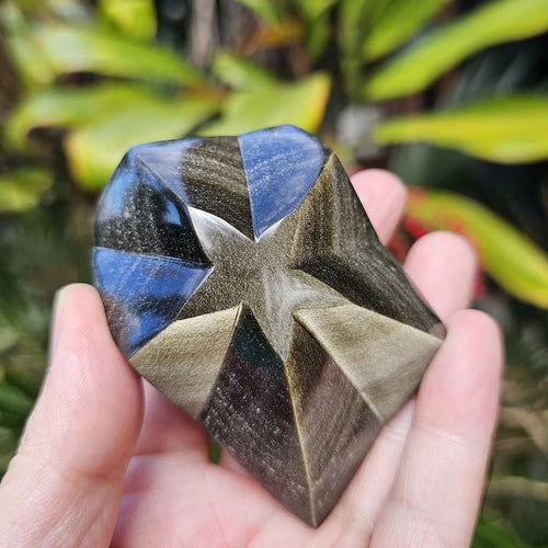 Gold Sheen Obsidian Star | Crown Of The Cosmos
