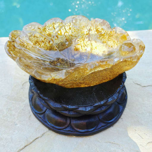 Golden Healer Bowl & Custom Stand | 1.3kgs