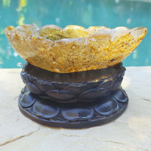 Golden Healer Bowl & Custom Stand | 1.3kgs