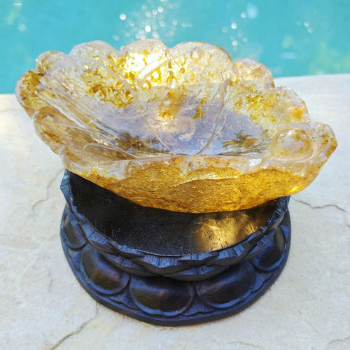 Golden Healer Bowl & Custom Stand | 1.3kgs