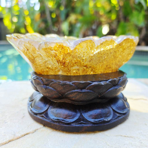 Golden Healer Bowl & Custom Stand | 1.3kgs