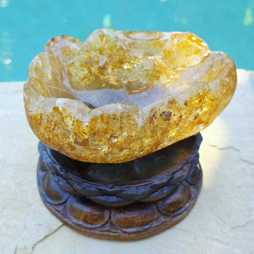 Golden Healer Bowl & Custom Stand | 2.1kgs