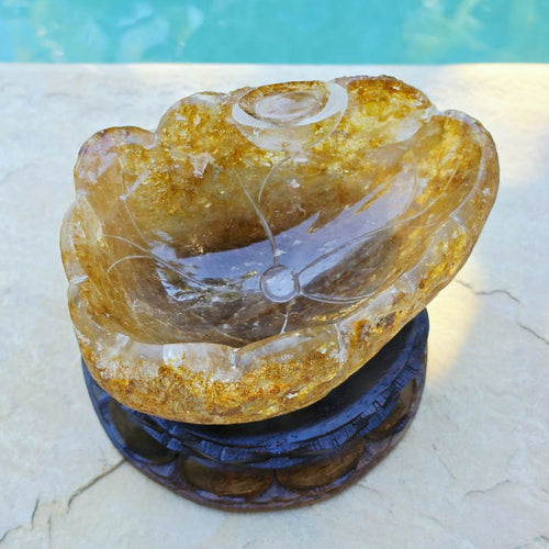 Golden Healer Bowl & Custom Stand | 2.1kgs
