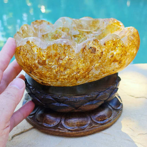 Golden Healer Bowl & Custom Stand | 2.1kgs