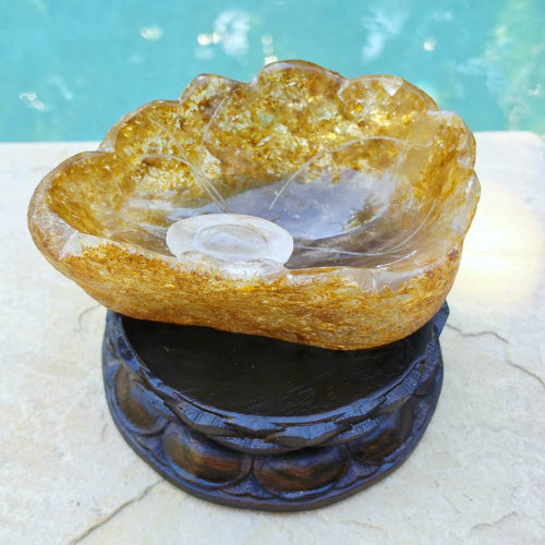 Golden Healer Bowl & Custom Stand | 2.1kgs