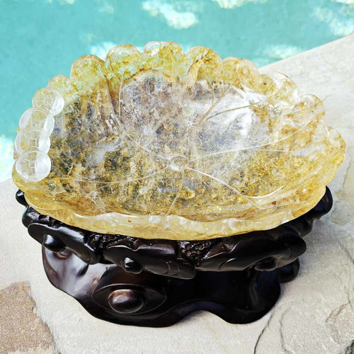 Golden Healer Bowl & Custom Stand | 3.2kgs