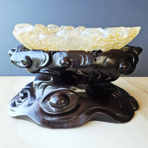 Golden Healer Bowl & Custom Stand | 3.2kgs