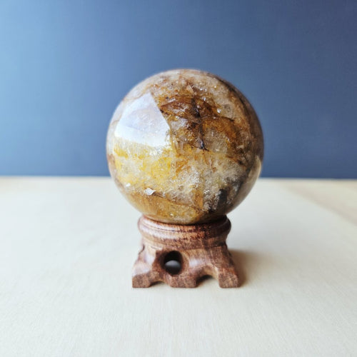 Golden Healer Quartz Sphere | 331gms