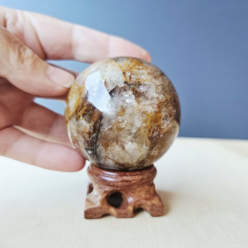 Golden Healer Quartz Sphere | 331gms