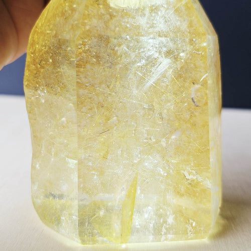 Golden Healer With Rutile Inclusions | Generator