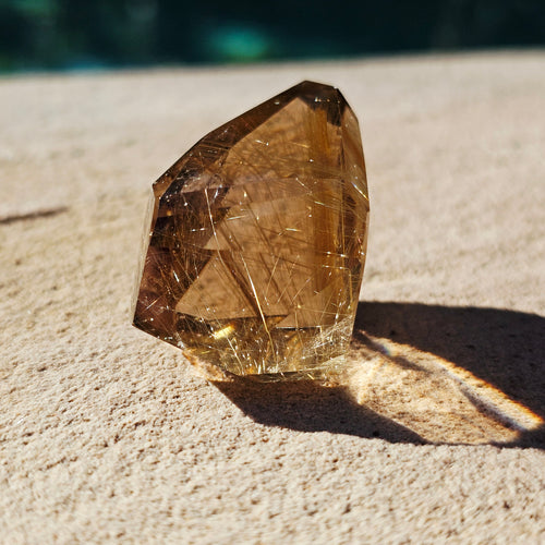 Golden Rutilated Faceted Quartz| 32gms