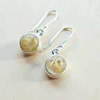 Golden Rutilated Quartz Earrings | Golden Path Of Light