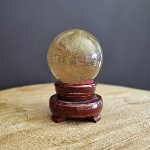 Golden Rutilated Quartz | Sphere 505gms