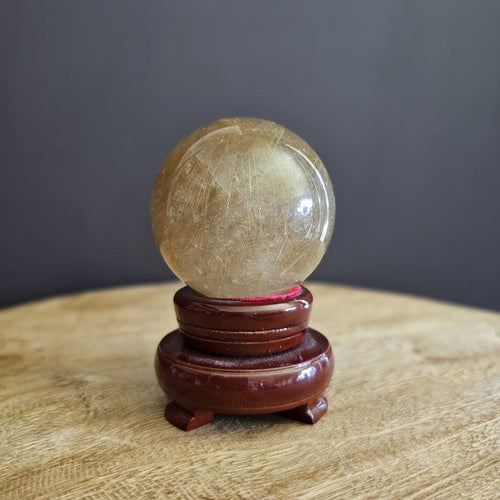 Golden Rutilated Quartz | Sphere 505gms