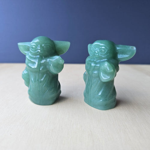 Green Aventurine Baby Yoda | Grogu