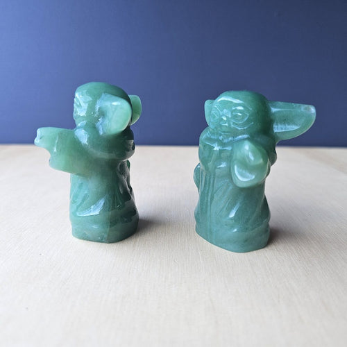 Green Aventurine Baby Yoda | Grogu