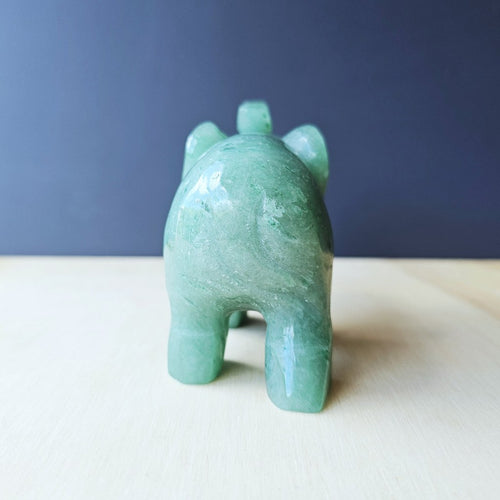 Green Aventurine Elephant | Lucky Elly