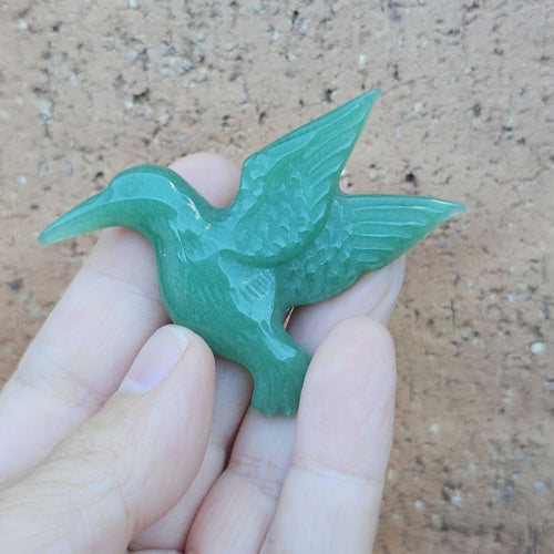 Green Aventurine Hummingbird | Breeze Of Abundance