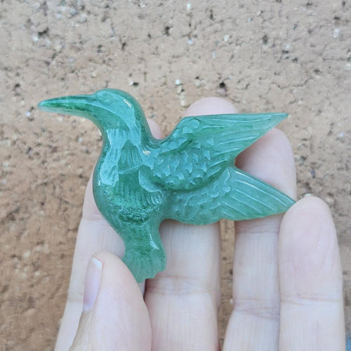 Green Aventurine Hummingbird | Breeze Of Abundance