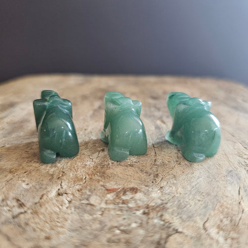 Green Aventurine | Mini Elephants