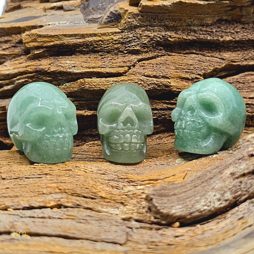 Green Aventurine | Mini Skulls