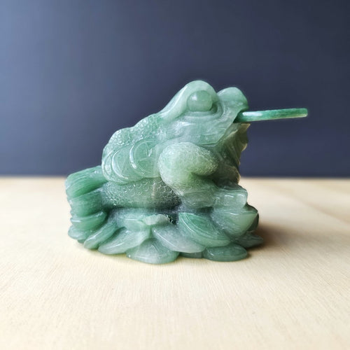 Green Aventurine Money Toad | Guardian Of Prosperity