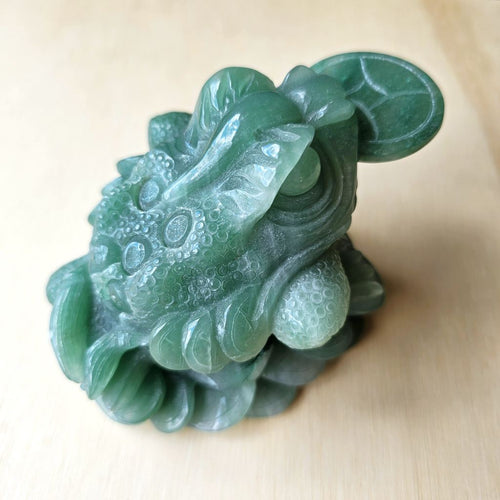 Green Aventurine Money Toad | Guardian Of Prosperity