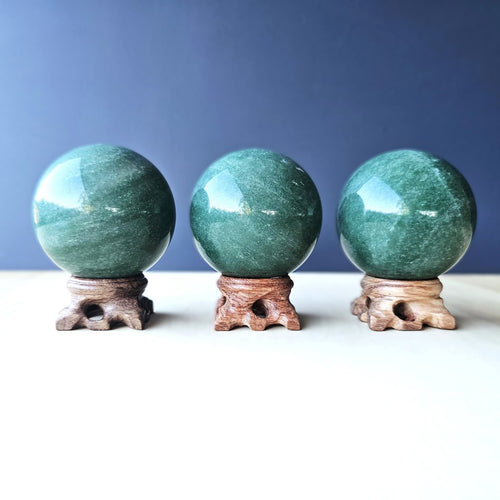 Green Aventurine Spheres | Calm Expansion