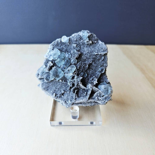 Green Blue Cubed Etched Fluorite | Specimen 160gms