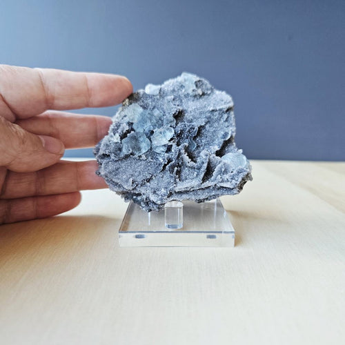 Green Blue Cubed Etched Fluorite | Specimen 160gms