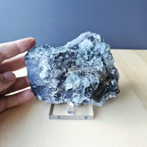 Green Blue Cubed Etched Fluorite | Specimen 541gms