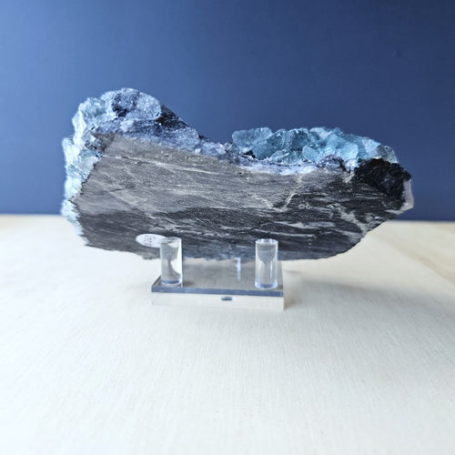 Green Blue Cubed Etched Fluorite | Specimen 541gms
