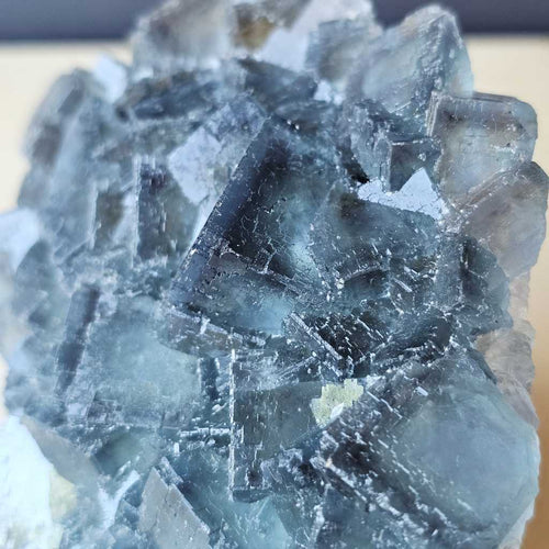 Green Blue Etched Cubic Fluorite | Specimen 435gms