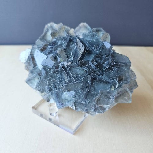 Green Blue Etched Cubic Fluorite | Specimen 435gms