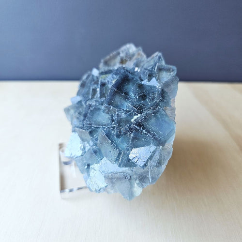 Green Blue Etched Cubic Fluorite | Specimen 435gms